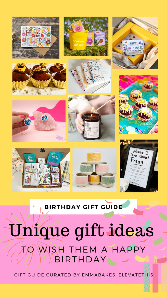 Unique gift ideas to wish them a Happy Birthday - Emma Bakes - Elevate This
