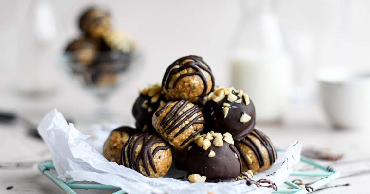 Chocolate peanut butter bites