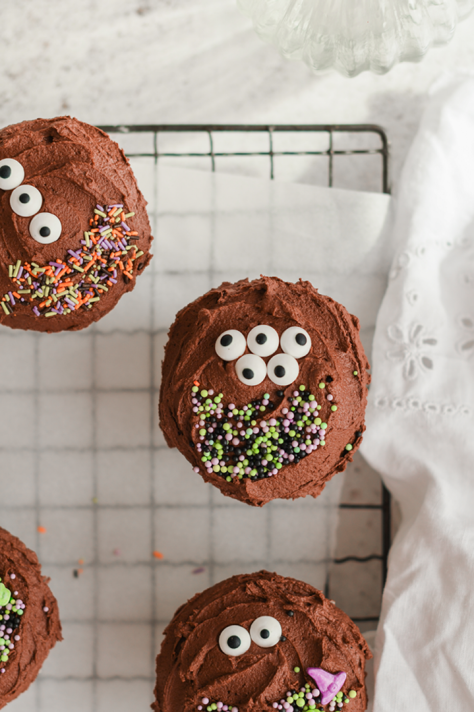 Matcha Mash halloween cupcakes, a spooky treat with a cheeky surprise ingredient