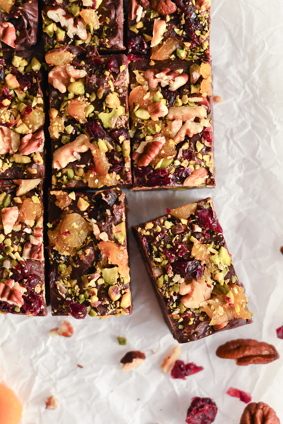 Fruit and nut fudge