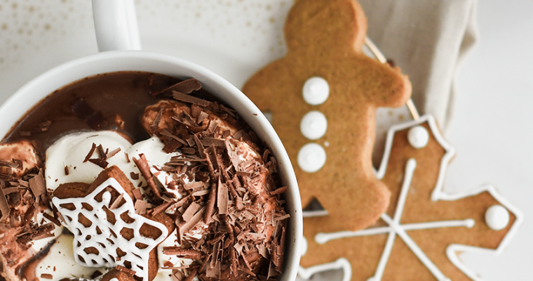 Gingerbread hot chocolate