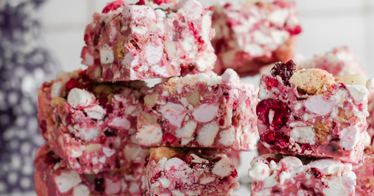 Ruby chocolate rocky road